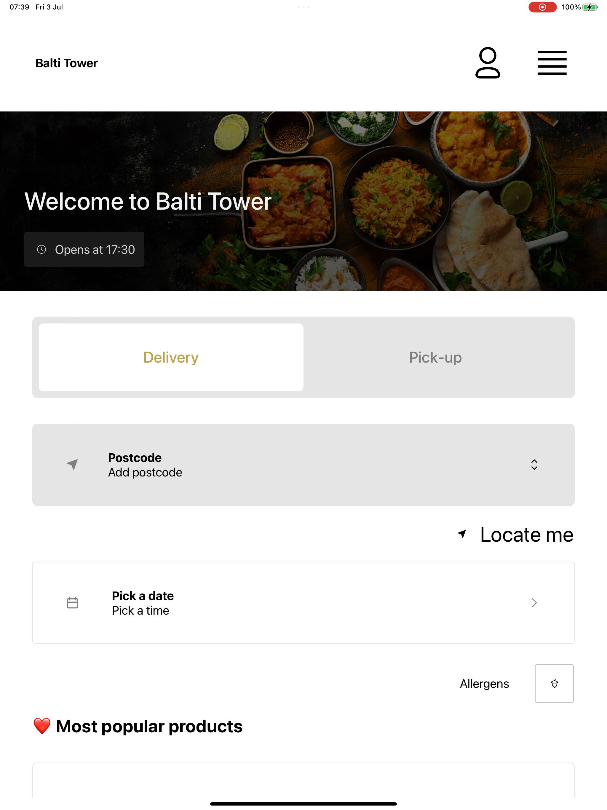 Balti Tower Burton screenshot 14