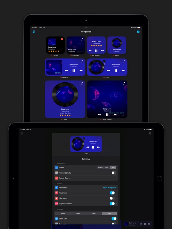 Screenshot #4 pour WidgetPod - Widget musique