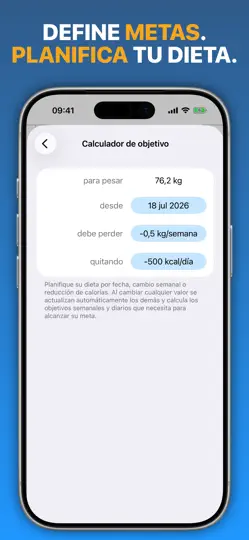 Captura de pantalla de Peso Diario Lite en iPhone 3