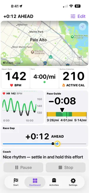 Ghost Race: Run, Bike, Walk screenshot 2