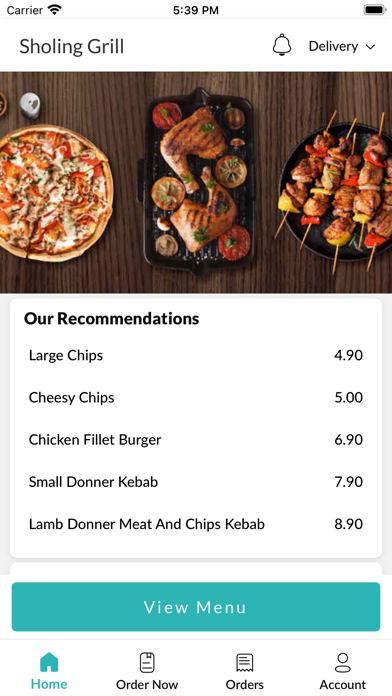 Sholing Grill. Screenshot