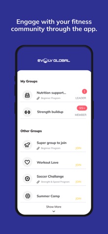 eVOLV Fitness App Screenshot 6 of 7