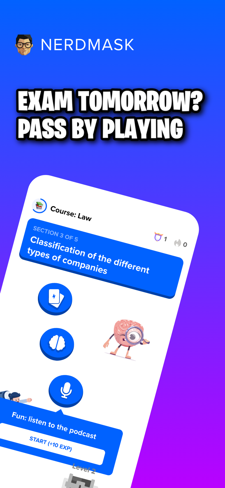 Nerdmask: Study Games screenshot 1