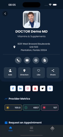 SearchMed Patient Portal screenshot