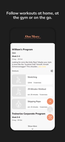 OneMore Health screenshot