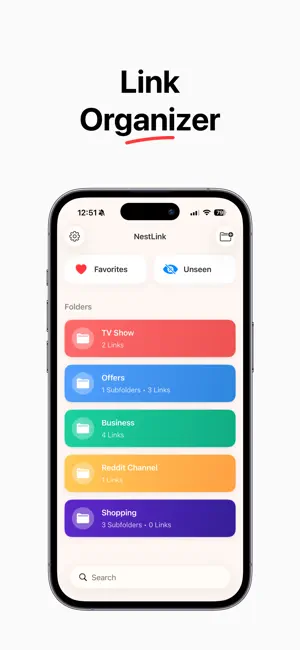 Bookmark Manager: iNestLink screenshot 2