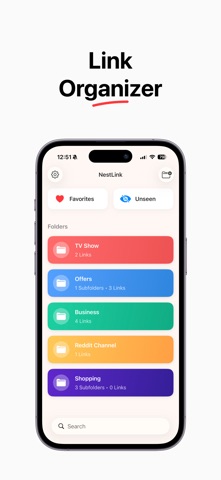 Bookmark Manager: iNestLink Screenshot 2 of 4