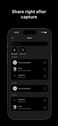 Pure: Gallery & Messaging Screenshot 4 of 5