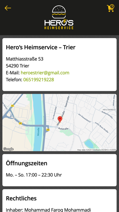 Hero‘s Heimservice Trier screenshot