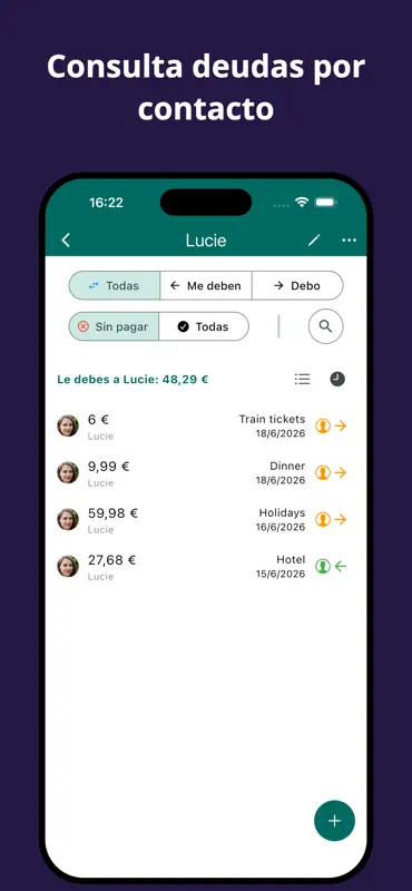 Control de Deudas: Mis deudas screenshot 6 of 7