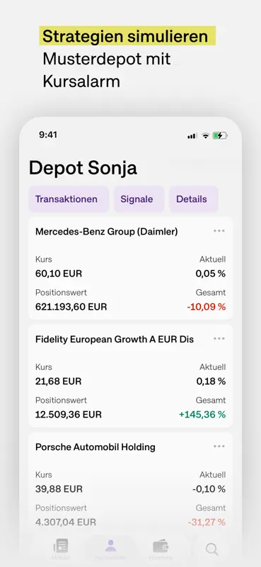 Aktien & Börse - onvista screenshot 8 of 10