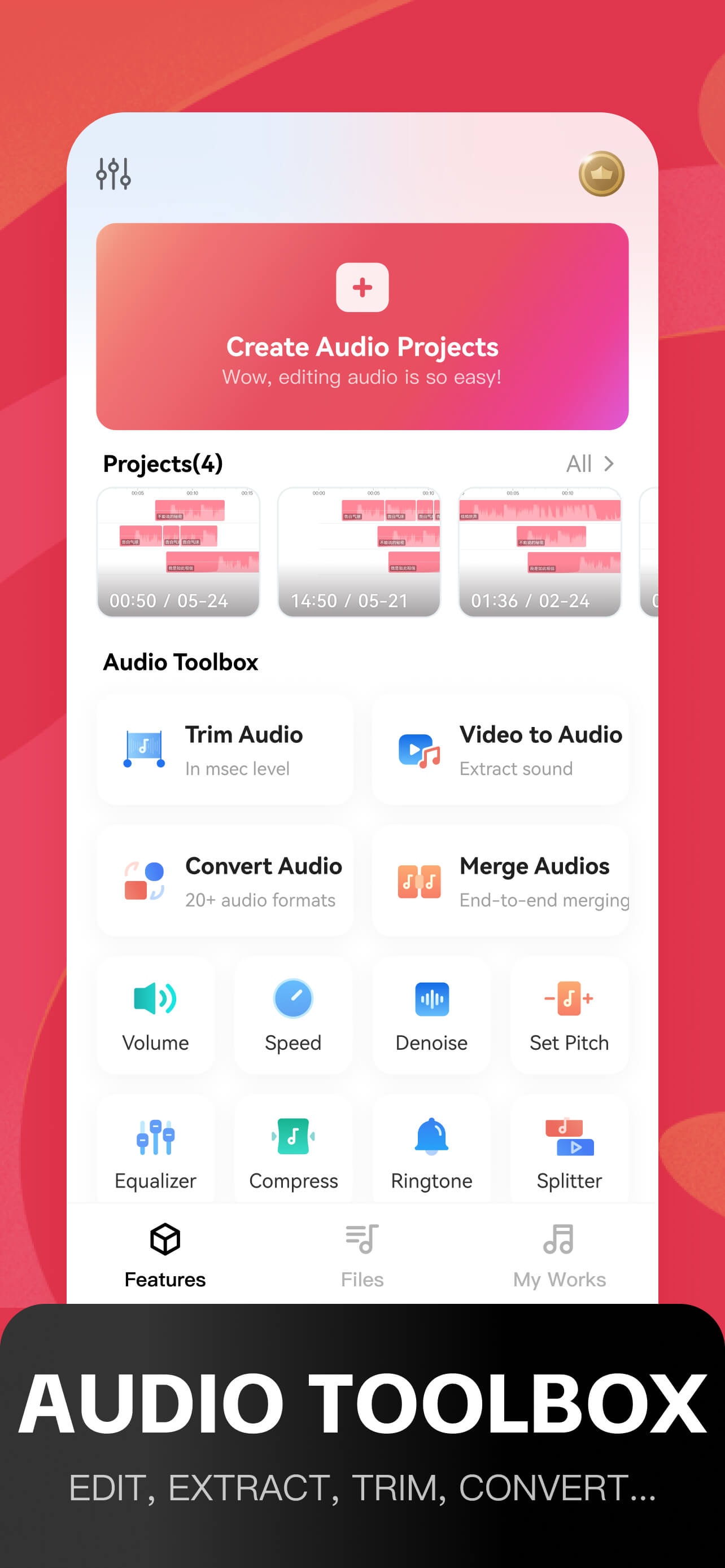 Audio Editor: MP3 Converter