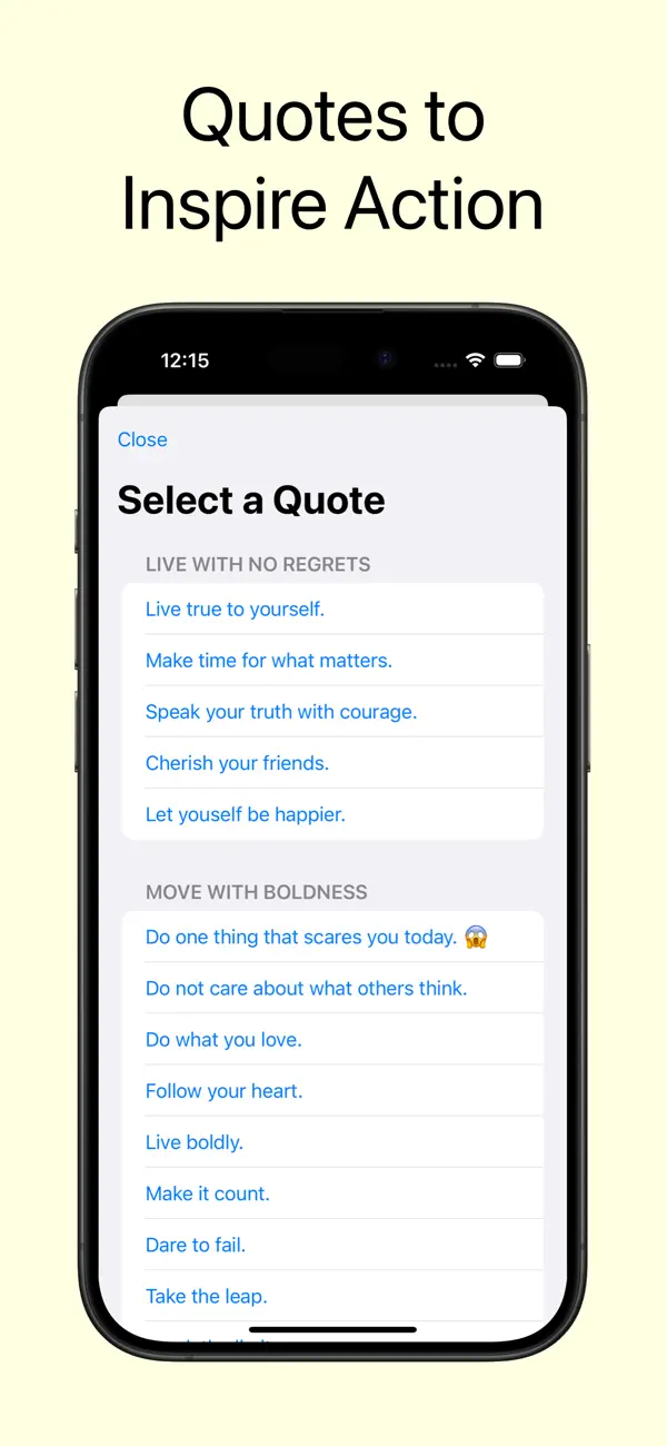 Screenshot #3 pour LifeCount - Daily Motivation