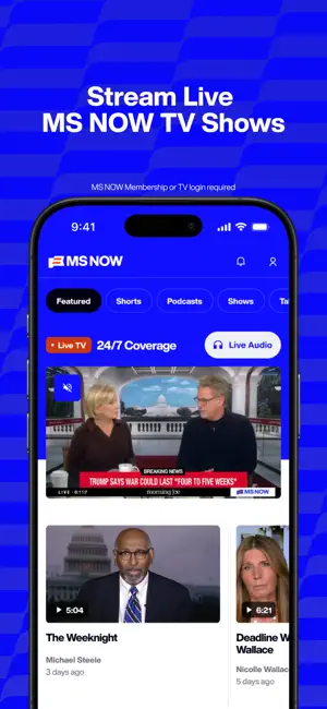 MS NOW: Live & Breaking News screenshot 4