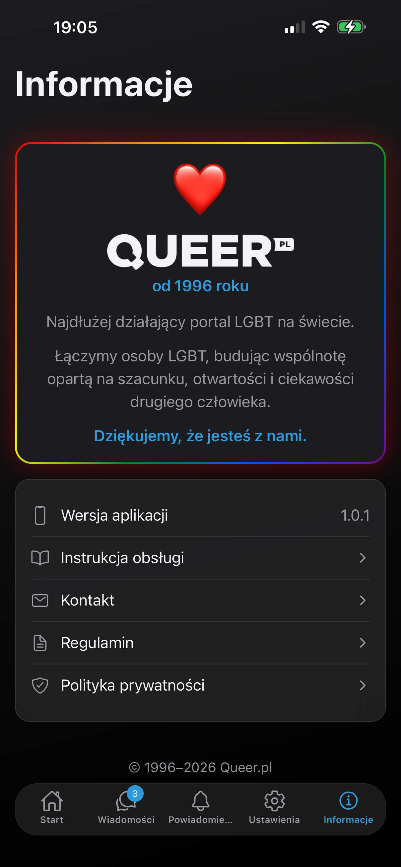Queer.pl Communicator