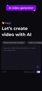 AI Video Maker - Renderforest screenshot #1 for iPhone