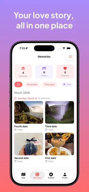 DateSpots - Couple Memory Map screenshot 3