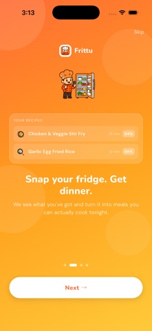 Frittu: All-in-One Recipe App screenshot