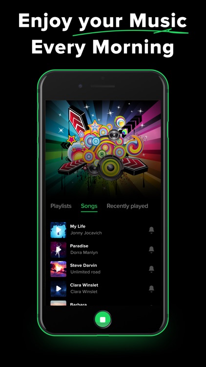 Alarm Clock App for Spotify