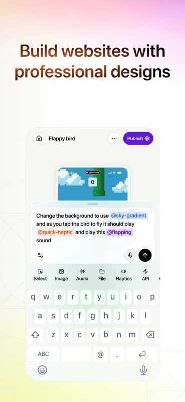 Vibecode - Website Builder screenshot 3 of 6