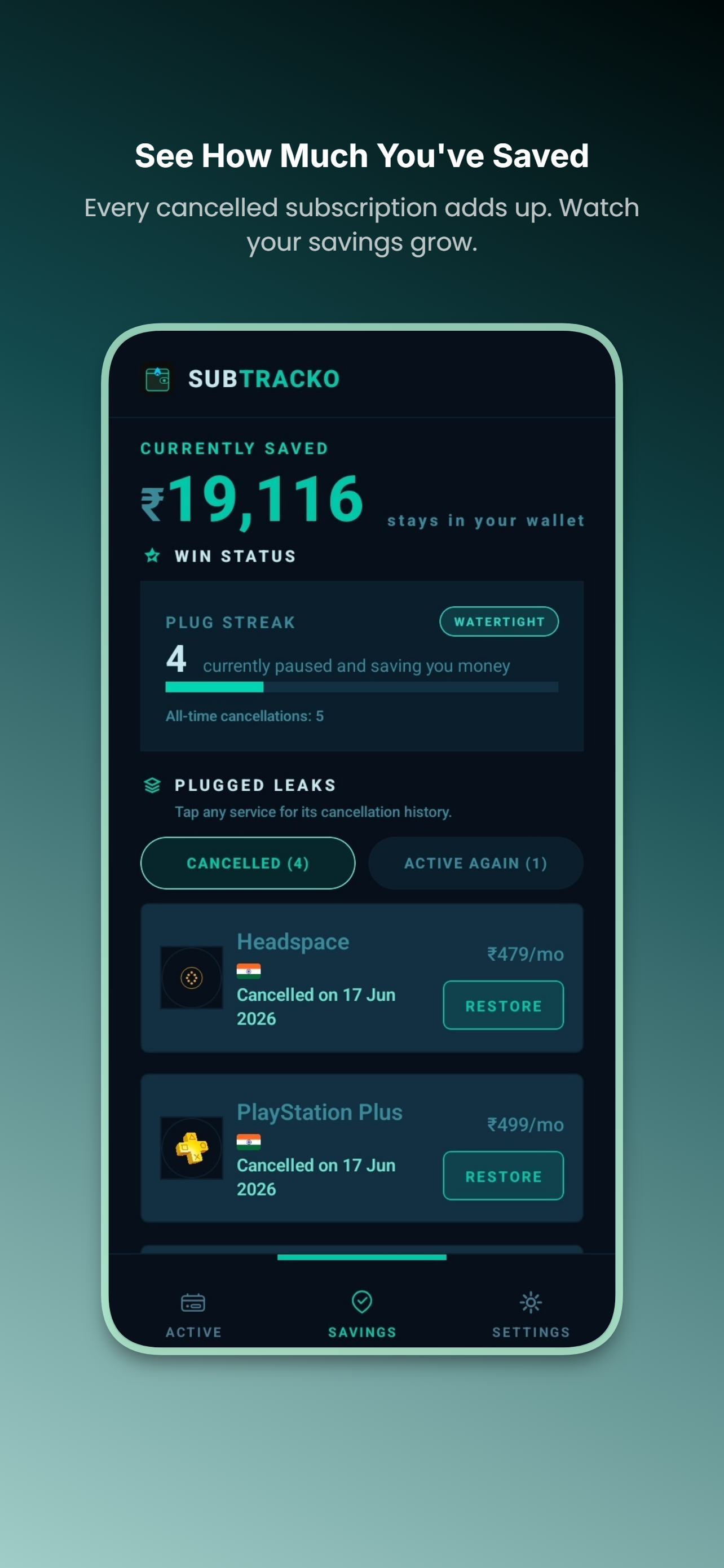 SubTracko