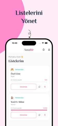 Sanabir - Hediye Listesi Screenshot 4 of 5