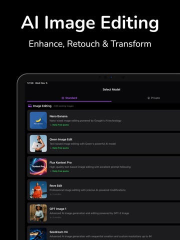 Gen AI Video Generator iPad screenshot