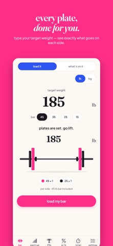 Girl Math: Plate Calculator iPhone screenshot