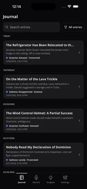 Voice2Journal screenshot 2