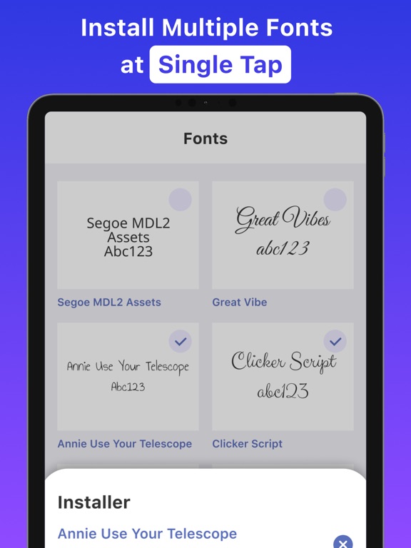 Screenshot #6 pour iFont: find, install any font