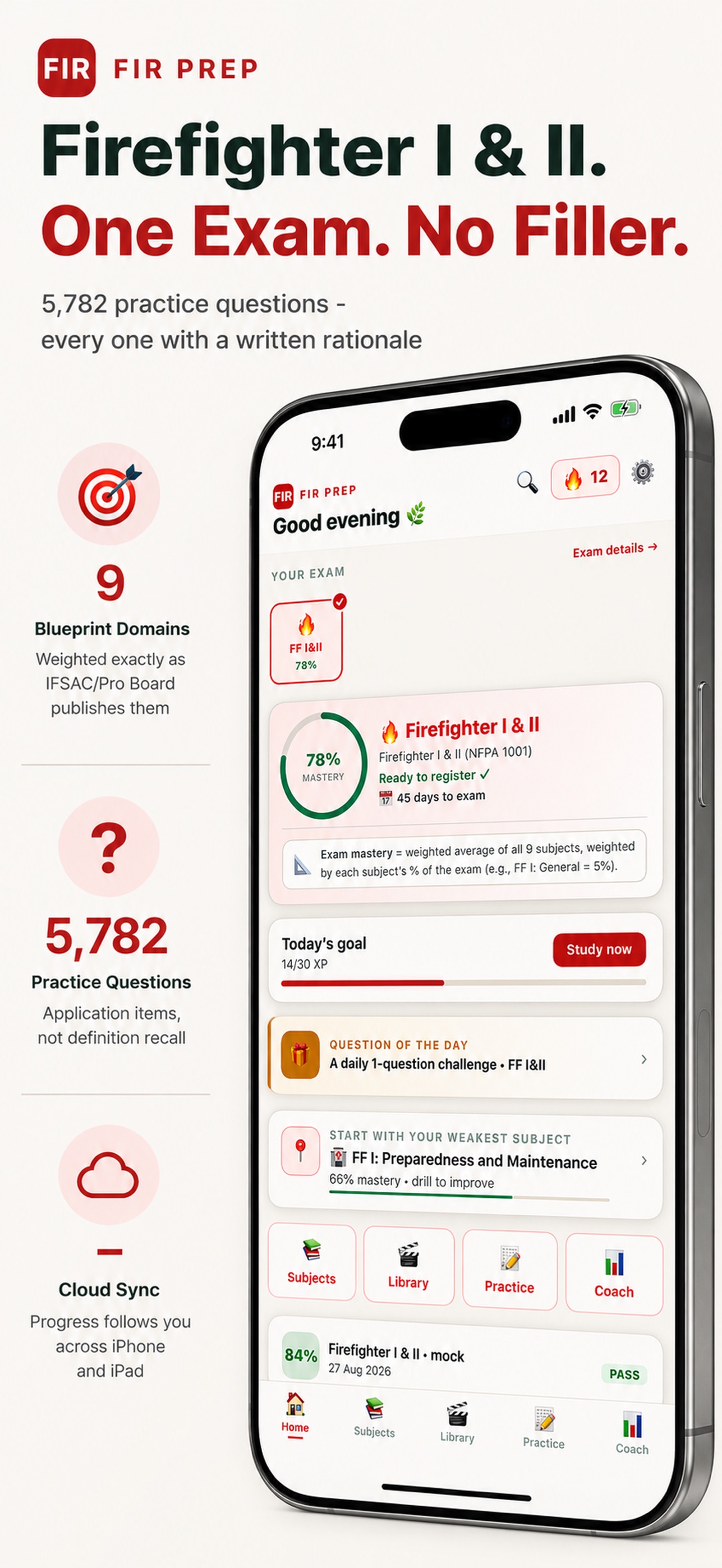 Screenshot 1 of Firefighter I & II - Exam Prep