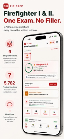 Firefighter I & II - Exam Prep Screenshot 1 of 8