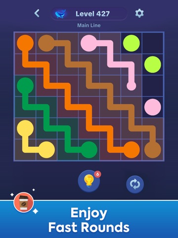Link Craze: Color Dots Puzzle iPad screenshot