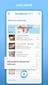 SoundHound Chat AI App iphone bilder 2