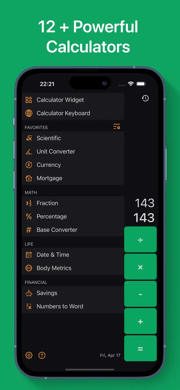 Screenshot #1 pour Smart Calculator Pro