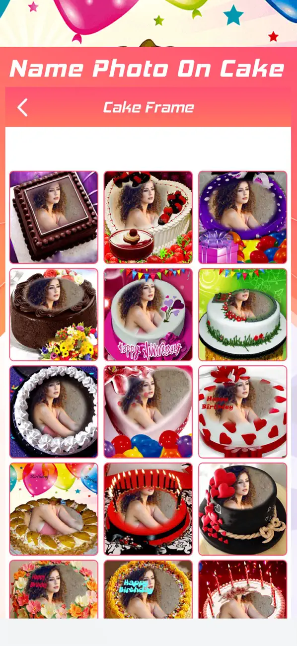 Screenshot #3 pour Name Photo On Cake - CakeSnap