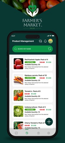 Farmer's Market Online iPhone screenshot