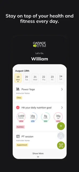 The Garage Gym App screenshot 2