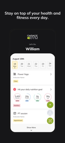 The Garage Gym App Screenshot 2 of 6