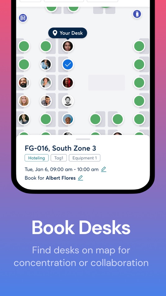 #3. WOX - Book Rooms and Desks (iOS) 由: WOX LLC