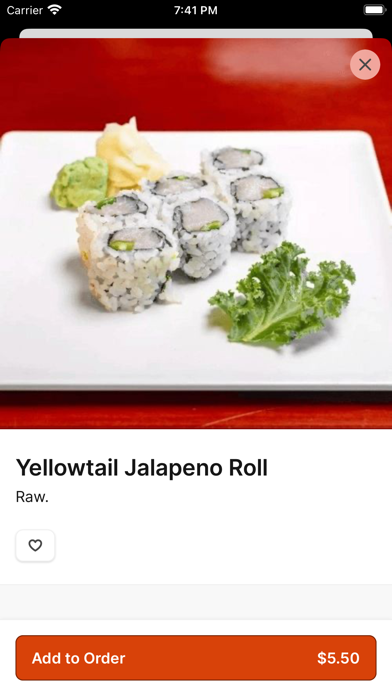 Sushi Palace iPhone screenshot 4 - Food & Drink app