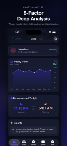 DreamTune AI: Sleep Tracker iPhone screenshot