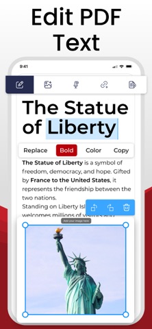 PDF Editor - Read, Fill & Edit iPhone screenshot