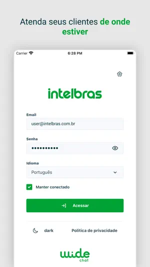Wide Chat APP screenshot 1