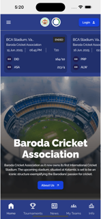 Baroda Cricket Association New screenshot 2
