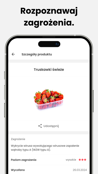 foodAlert: Wycofane produkty Screenshot