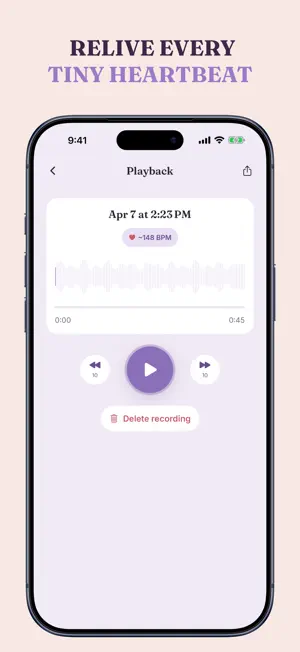 Baby Heartbeat Monitor App Pro screenshot 4