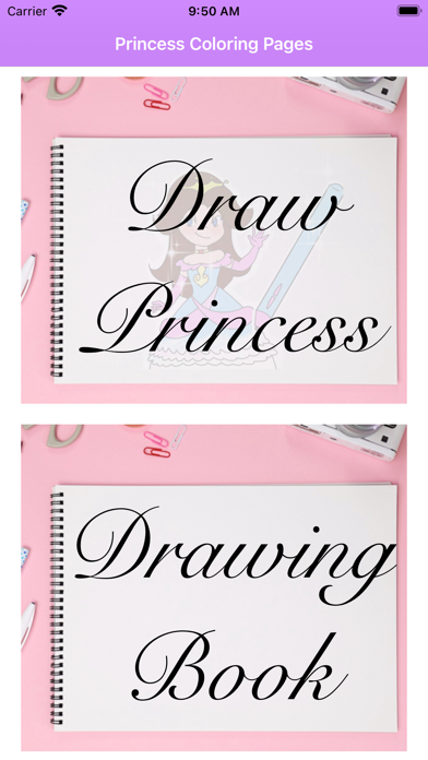 Princess Coloring Pages Game Screenshot
