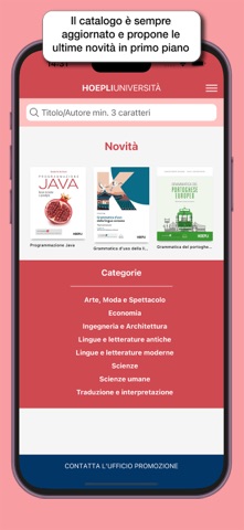 Catalogo Hoepli Universita screenshot