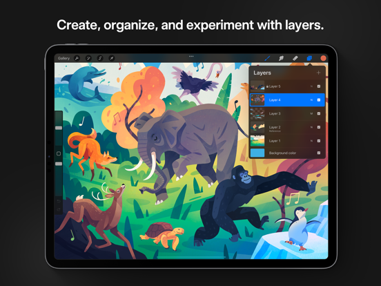 Procreate iPad app afbeelding 8